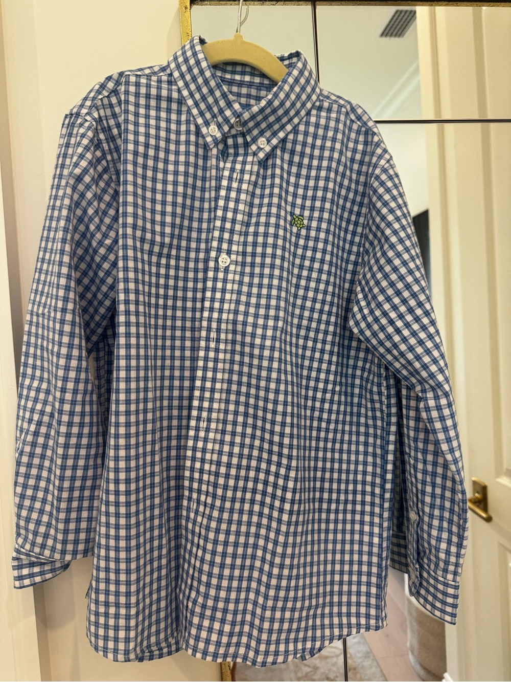 J. Bailey Boys Blue Plaid Button-Down Shirt